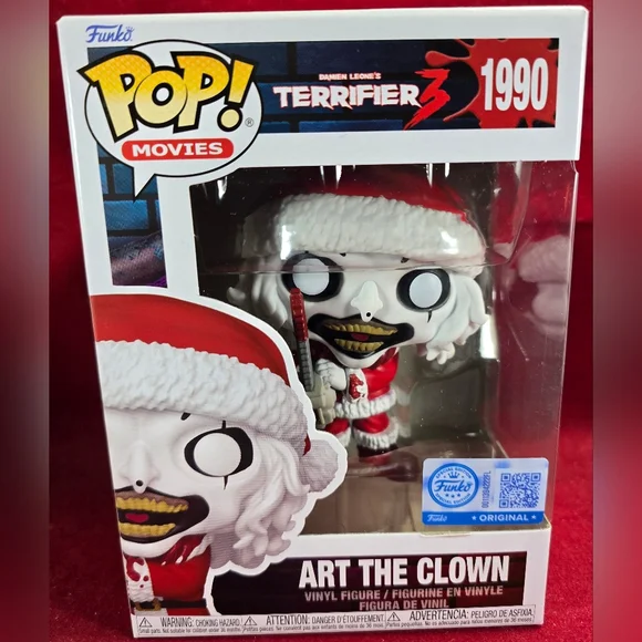 Funko Pop! Art the Clown - Funko Exclusive # 1990 (Nib) With Pop Protector - Picture 2 of 7